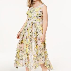 INC 18W floral maxi dress